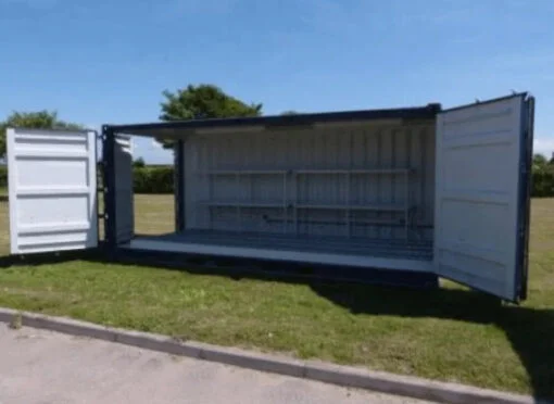 20FT X 8FT OPEN SIDE BUNDED OPEN MESH FLOOR STORE - Image 3