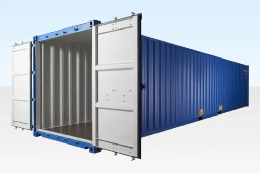 40FT SHIPPING CONTAINER BLUE (RAL 5013) - Image 2
