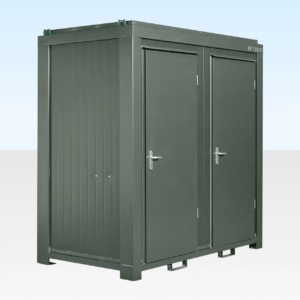 1+1 Double Mains Toilet 8Ft x 5Ft (Bottle Green)