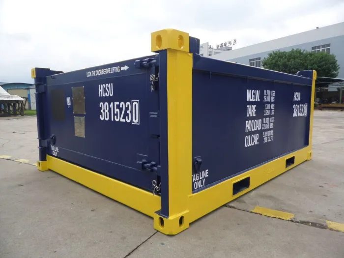 10ft DNV 2.7-1 Half Height Open Top Containers - Image 2