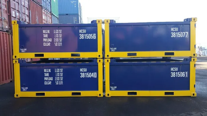10ft DNV 2.7-1 Half Height Open Top Containers - Image 4