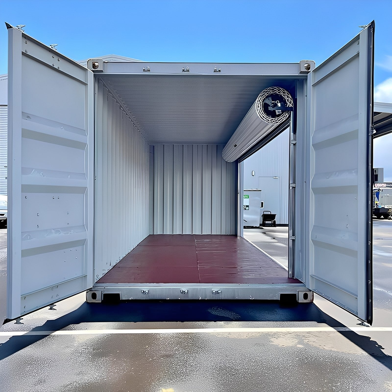 20ft Roll-Up Door Shipping Container - Image 2