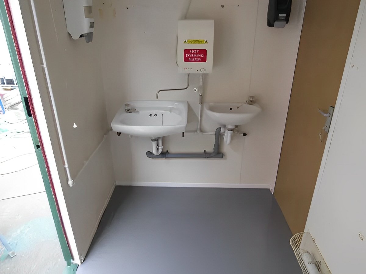 2+1 Steel Toilet Cabin 12Ft x 9Ft - Image 7