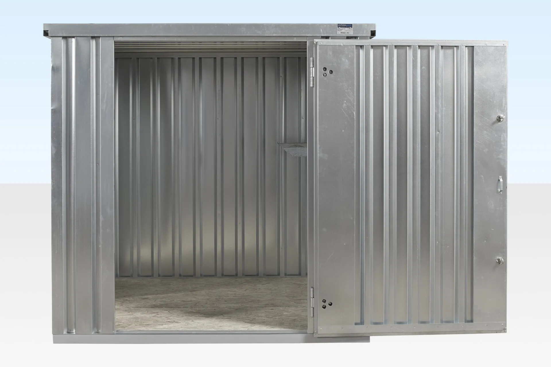 (2m) Flat Pack Metal Store