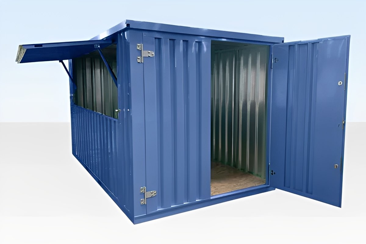 4M X 4.2M Side Linked Flat Pack Container Bundle (Galvanized) - Image 3