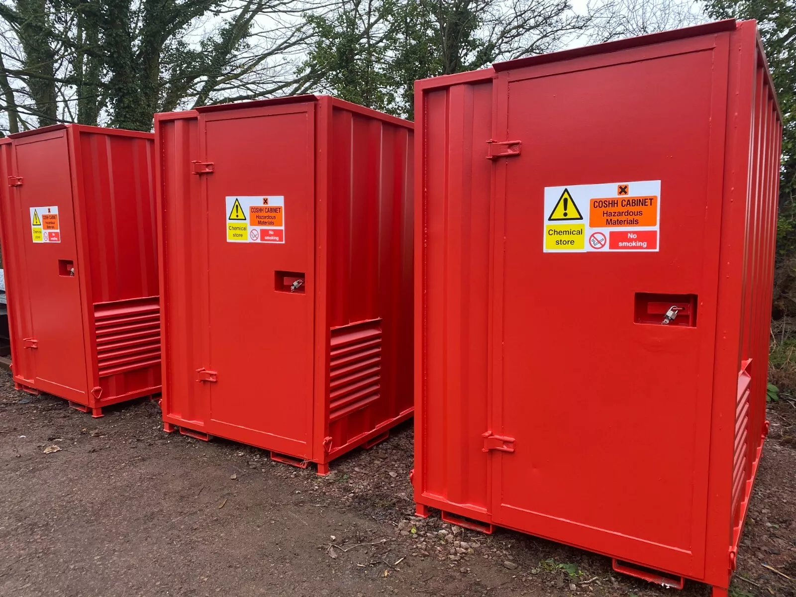 7ft x 5ft (2.2m x 1.6m) Secure Walk In Steel Chemstore/Hazardous Material Store - Image 5