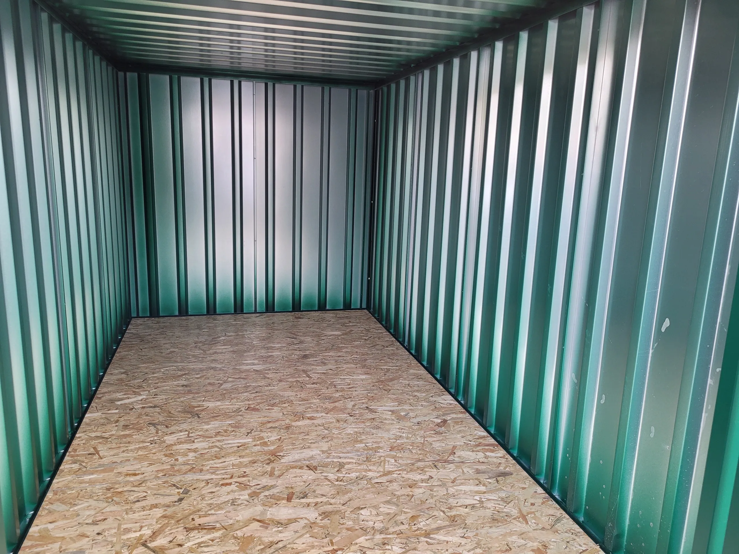 4m x 2.1m Powder Coated Flat Packed Store - Image 2