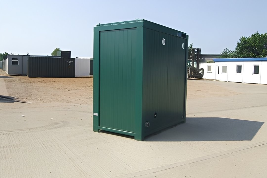 1+1 Double Mains Toilet 8Ft x 5Ft (Green)