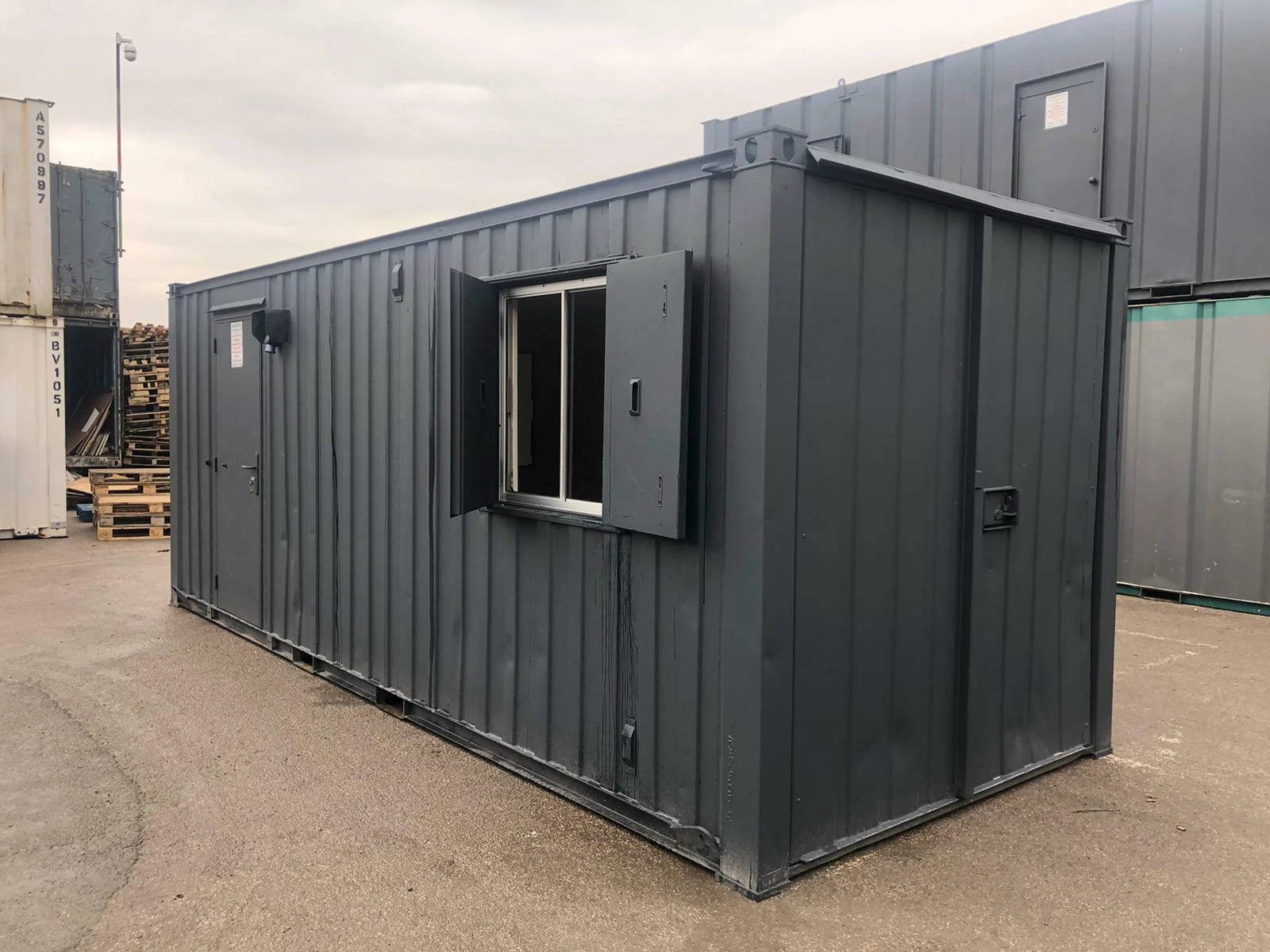20Ft x 8Ft Steel Canteen/Store Cabin