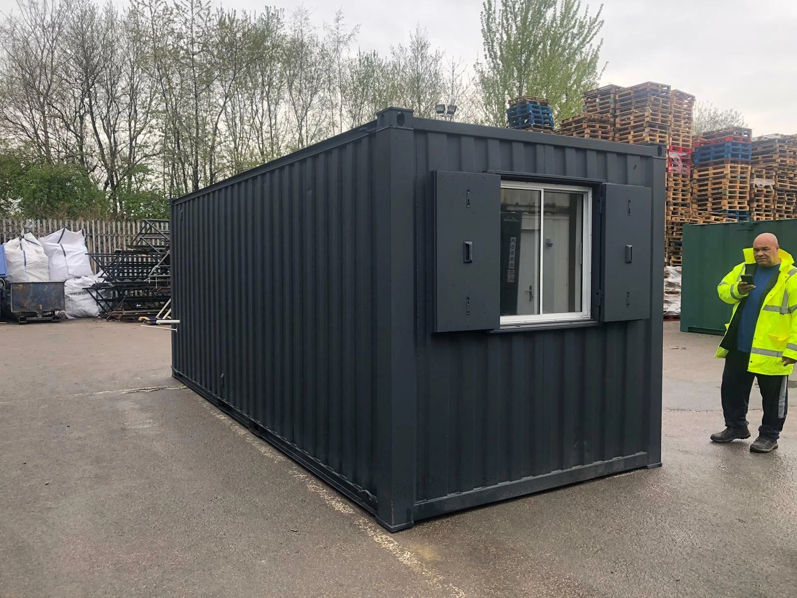 20Ft x 8Ft Steel Canteen/Store Cabin - Image 2